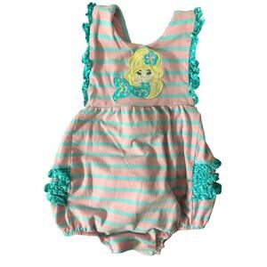 Classic Whimsy Mermaid Ruffle Bubble Size 18mo